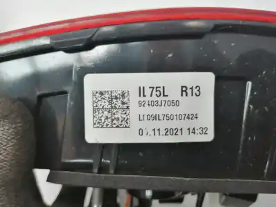 Автозапчасти б/у внутренний левый задний фонарь за kia ceed (cd) g3lc ссылки oem iam 92403j7050  