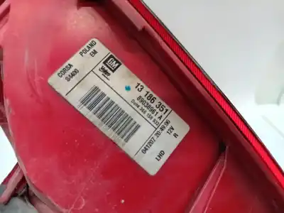 Автозапчастина б/у правий ліхтар для opel corsa d d-z13dth посилання на oem iam 93189091  