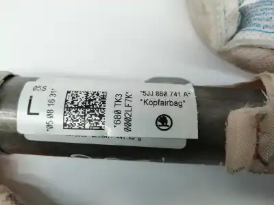 Автозапчасти б/у подушка безопасности передняя левая шторка безопасности за skoda rapid spaceback (nh) cjzc ссылки oem iam 5jj880741a  
