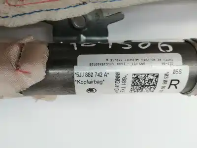 İkinci el araba yedek parçası ön sag perde hava yastigi için skoda rapid spaceback (nh) cjzc oem iam referansları 5jj880742a  