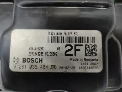 Автозапчасти б/у блок управления двигателем за renault kangoo ii (f/kw0) k9k872 ссылки oem iam   