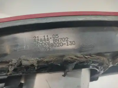 Recambio de automóvil de segunda mano de piloto trasero izquierdo para nissan almera (n16/e) qg15de referencias oem iam 26555bn787  