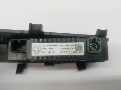 Автозапчастина б/у електронний модуль для skoda scala (nw) dlac посилання на oem iam 657035736  