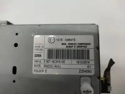 Автозапчастина б/у аудіо система / радіо cd для ford grand c-max (cb7) t1da посилання на oem iam 2342466  