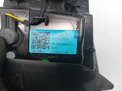 Peça sobressalente para automóvel em segunda mão farolim interior traseiro esquerdo por mg zs 10e4e referências oem iam 11275382  
