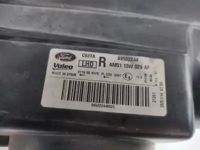 Second-hand car spare part right headlight for ford c-max ii (dxa/cb7, dxa/ceu) 1.0 ecoboost oem iam references 1787127  