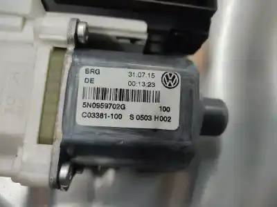 Автозапчастина б/у регулятор переднього правого скла для volkswagen tiguan (5n2) cuve посилання на oem iam 5n0837462  
