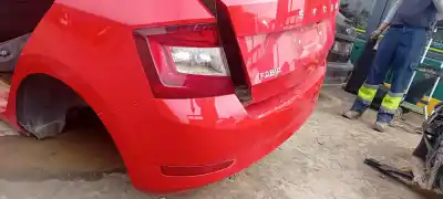 Автозапчастина б/у задній бампер для skoda fabia iii (nj3) 1.0 tsi посилання на oem iam 6v6807421f  