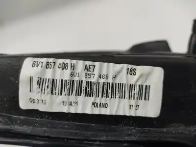 Автозапчасти б/у задний вид справа за skoda fabia iii (nj3) 1.0 tsi ссылки oem iam 6v1857508d  