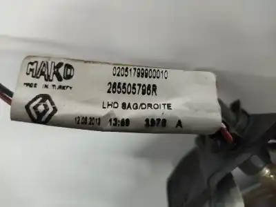 Автозапчастина б/у внутрішній правий завод для renault clio iv h4b400 посилання на oem iam 265505796r  
