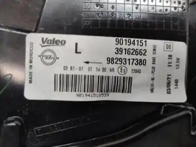 Автозапчастина б/у лівий ход ліхар для opel corsa f hn05 посилання на oem iam 9829317380  