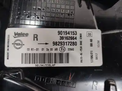 Автозапчасти б/у правый задний фонарь за opel corsa f hn05 ссылки oem iam 9829317280  
