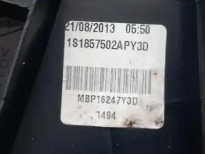 Peça sobressalente para automóvel em segunda mão espelho retrovisor direito por seat mii (kf1, ke1) 1.0 referências oem iam 1s1857508a  