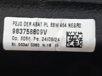 Second-hand car spare part right rearview mirror for opel corsa f hn05 oem iam references 983758801t  