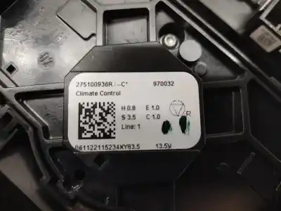 Автозапчастина б/у клімат-контроль для renault arkana (eu version) h4m632 посилання на oem iam 275100936r  