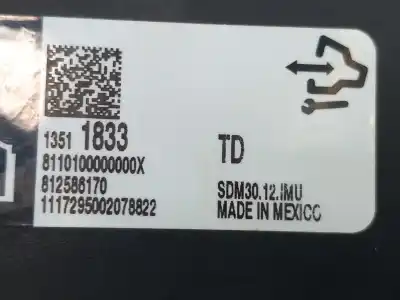 Peça sobressalente para automóvel em segunda mão módulo eletrônico por opel corsa e (x15) 1.4 turbo (08, 68) referências oem iam   