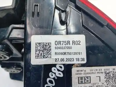 Автозапчастина б/у правий ліхтар для kia ceed (cd) g3le посилання на oem iam 92402j7050  