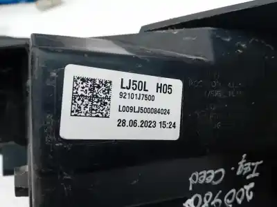 Second-hand car spare part left headlight for kia ceed (cd) g3le oem iam references 92101j7500  