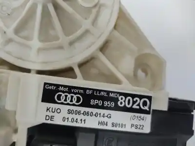 Peça sobressalente para automóvel em segunda mão motor elevador vidro dianteiro direito por audi a3 (8p1) cayc referências oem iam 8p0959802q  