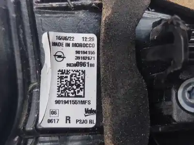 Автозапчасти б/у внутренний правый задний фонарь за opel corsa f hn05 ссылки oem iam 9830096180  