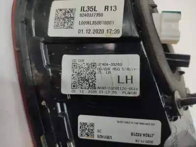 Автозапчастина б/у внутрішній лівий задній ліхар для kia xceed (cd) 1.5 t-gdi mhev посилання на oem iam 92403j7350  