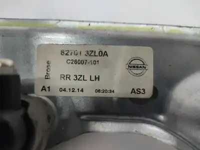 Автозапчастина б/у регулятор склона задній лівий для nissan pulsar fastback (c13) 1.2 dig-t посилання на oem iam 827013zl0a  