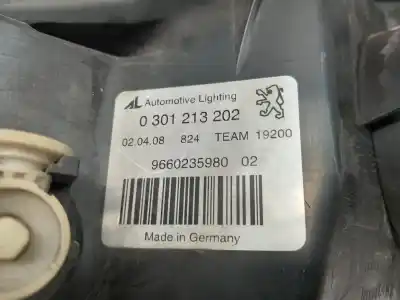 Second-hand car spare part right headlight for peugeot 407 sw (6e_) 1.6 hdi 110 oem iam references 620690  