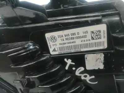 Second-hand car spare part left tailgate light for volkswagen t-roc (d11) dpca oem iam references 2ga945095d  