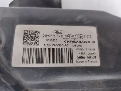 Pezzo di ricambio per auto di seconda mano faro anteriore sinistro per ford c-max ii (dxa/cb7, dxa/ceu) 1.5 tdci riferimenti oem iam 2011254  
