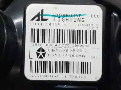 Second-hand car spare part interior left tailgate light for jeep compass (mp) 55263624 oem iam references 55112685ab  