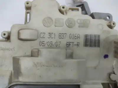 Peça sobressalente para automóvel em segunda mão fechadura da porta dianteira direita por volkswagen passat b6 variant (3c5) 2.0 tdi 16v referências oem iam 3c1837016a  