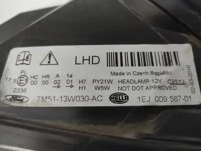 Автозапчасти б/у левая фара за ford c-max (cb3) g8db ссылки oem iam 1707469  