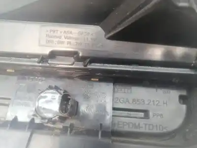 Автозапчастина б/у правий протитуман для volkswagen t-roc (d11) dlaa посилання на oem iam 2ga941056j  