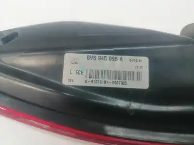Second-hand car spare part left tailgate light for audi a3 (8v1, 8vk) 2.0 tdi oem iam references 8v5945095a  