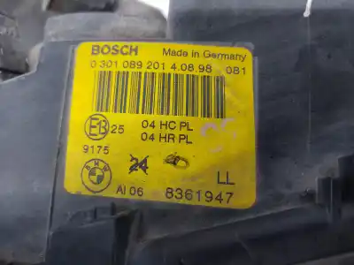 Peça sobressalente para automóvel em segunda mão farol / farolim esquerdo por bmw 3 (e46) 318 d referências oem iam 63126902745  
