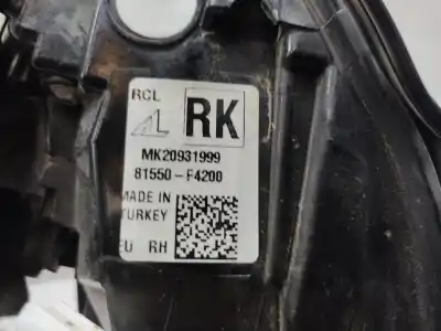 Автозапчастина б/у правий ліхтар для toyota c-hr (x10) m20a посилання на oem iam 81551f4200  