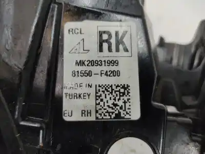 Автозапчастина б/у правий ліхтар для toyota c-hr (x10) 2zr посилання на oem iam 81551f4200  