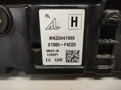 Автозапчасти б/у центральный задний фонарь за toyota c-hr (x10) m20a ссылки oem iam 81581f4220  