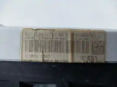 Peça sobressalente para automóvel em segunda mão velocímetro / quadrante por porsche cayenne (9pa) s 4.5 referências oem iam 95564121400  
