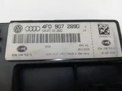 Peça sobressalente para automóvel em segunda mão módulo eletrônico por audi a6 c6 (4f2) 2.0 tdi referências oem iam 4f0910289k  