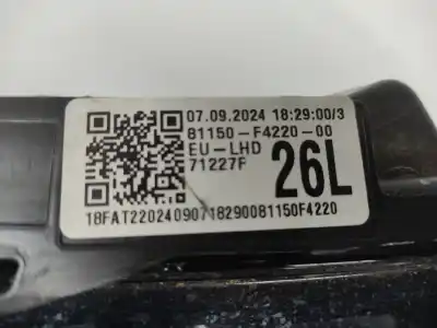 Second-hand car spare part left headlight for toyota c-hr (x10) 2zr oem iam references 81185f4220  