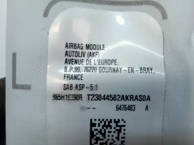 Peça sobressalente para automóvel em segunda mão peças diversas por renault arkana (eu version) h4m632 referências oem iam 985h16390r  