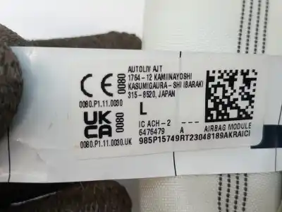 Автозапчасти б/у подушка безопасности передняя левая шторка безопасности за renault arkana (eu version) h4m632 ссылки oem iam 985p15749r  