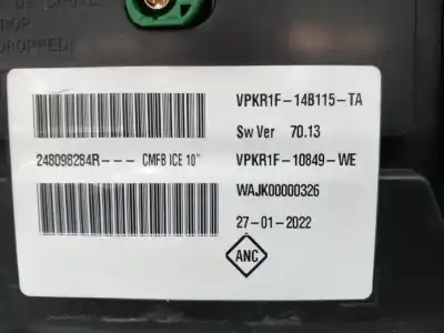 Peça sobressalente para automóvel em segunda mão velocímetro / quadrante por renault arkana (eu version) h5h490 referências oem iam 248098284r  