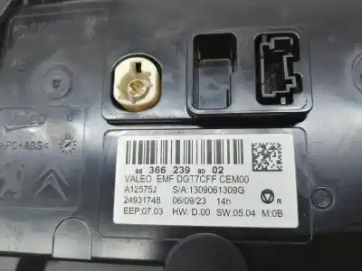 Second-hand car spare part multifunction display for opel mokka mokka (2020 >) oem iam references 9836623980  