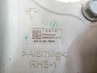 Second-hand car spare part front left knuckle for tesla model 3 3d5 oem iam references 104431100e  