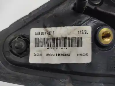 Автозапчастина б/у ліве дзеркало для skoda rapid spaceback (nh) cayc посилання на oem iam 5jb857507c  