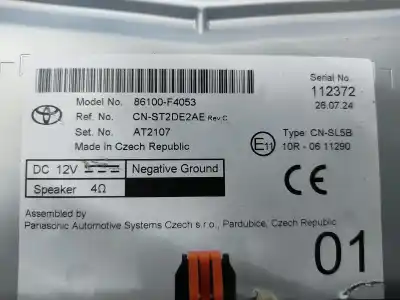 Second-hand car spare part multifunction display for toyota c-hr (x10) 2zr oem iam references 86100f4053  