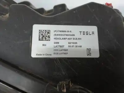 İkinci el araba yedek parçası sag far için tesla model 3 3d5 oem iam referansları 176088900e  