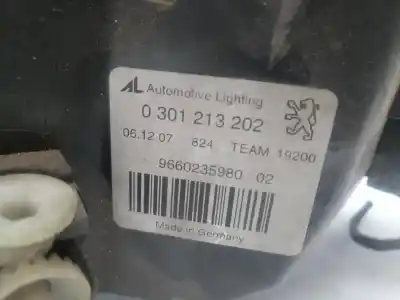 Tweedehands auto-onderdeel rechts koplamp voor peugeot 407 sw (6e_) 1.6 hdi 110 oem iam-referenties 620690  